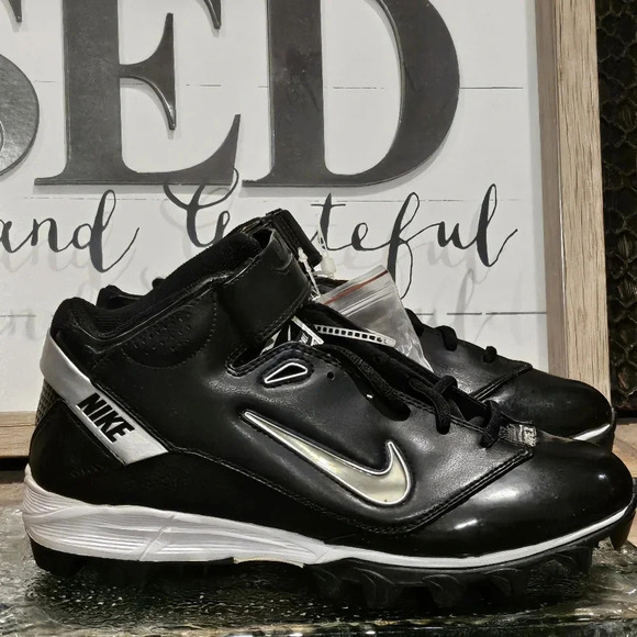 Nike Other - Nike Super Bad Never Out Football Cleats Change Swoosh Color Size 7.5